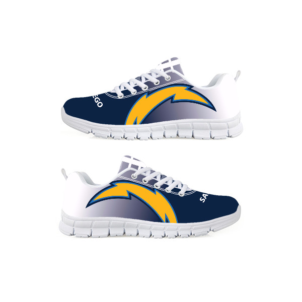 Women's NFL Los Angeles Chargers Lightweight Running Shoes 011