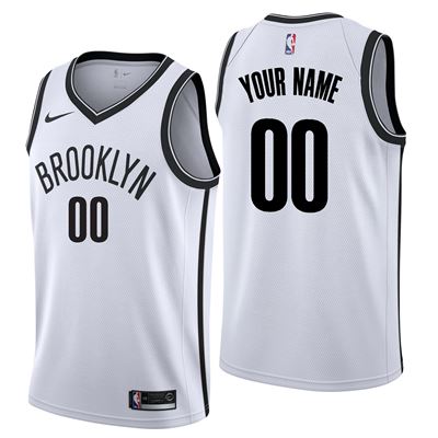 Men's Brooklyn Nets Active Player Custom Stitched NBA Jersey