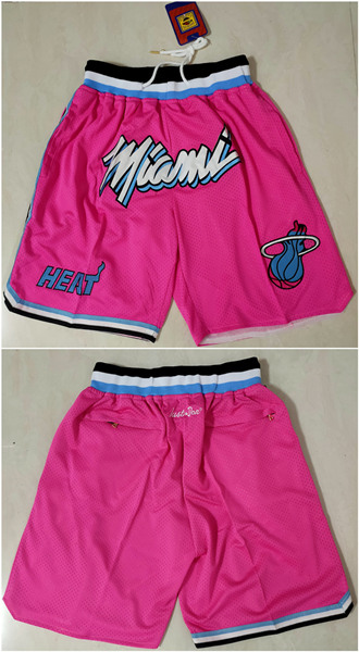 Men's Miami Heat Pink Shorts (Run Small)