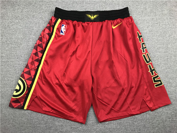 Men's Atlanta Hawks Retro Red Shorts (Run Smaller)