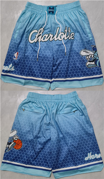 Men's Charlotte Hornets Teal/Blue Shorts