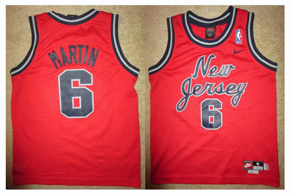 Men's New Jerseys Nets Martin Stitched NBA Jersey