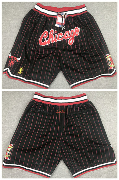 Men's Chicago Bulls Black Mitchell&Ness Shorts (Run Small)