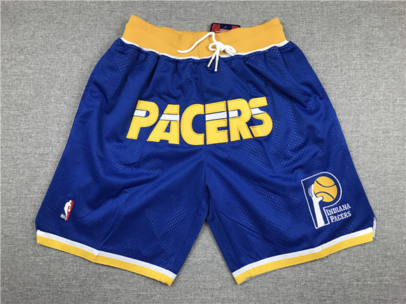 Men's Indiana Pacers Blue NBA Shorts (Run Smaller)