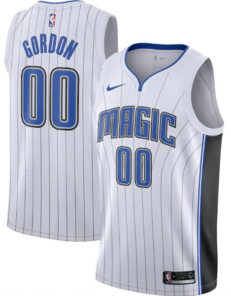 Men's Orlando Magic White #00 Aaron Gordon Association Edition Stitched Swingman NBA Jersey