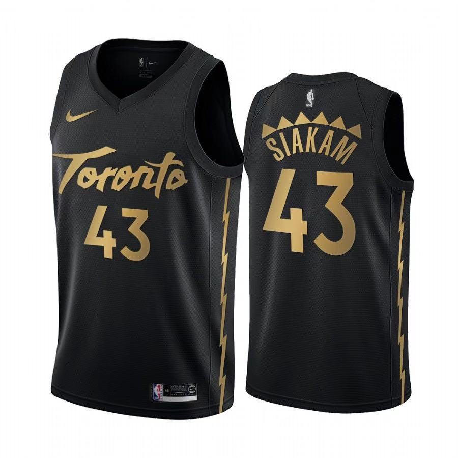 Men's Toronto Raptors #43 Pascal Siakam Black 2019 City Edition Stitched NBA Jersey