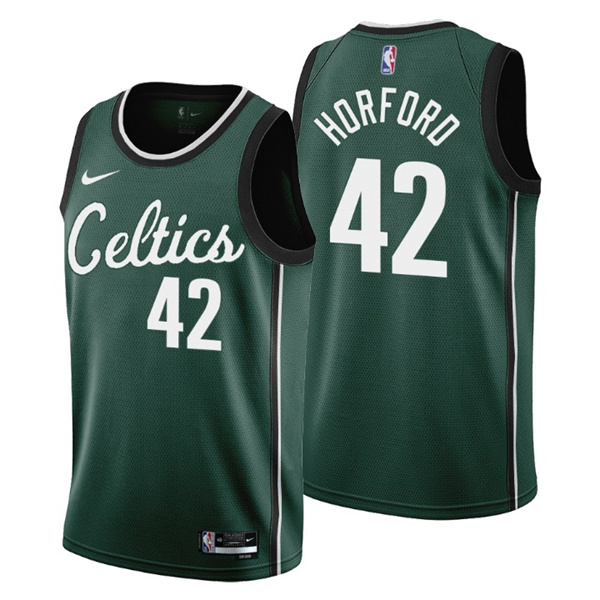 Men's Boston Celtics #42 Al Horford 2022/23 Green City Edition Stitched Jersey