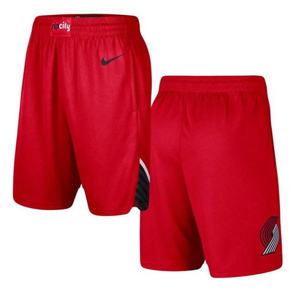 Men's Portland Trail Blazers Red NBA Shorts (Run Smaller)
