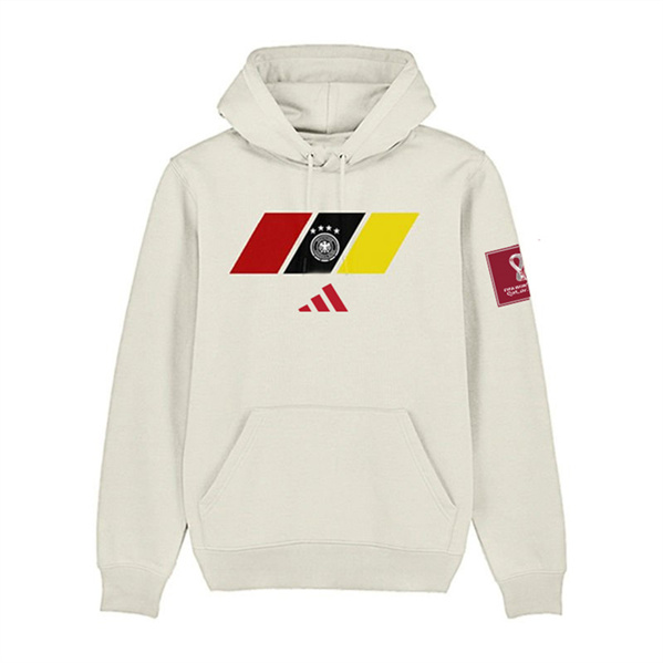 Men's Germany FIFA World Cup Soccer Cream Hoodie