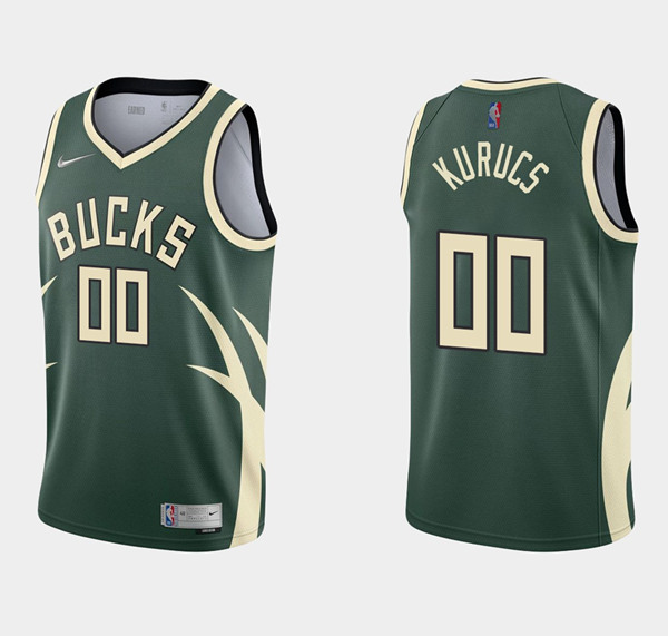 Men's Milwaukee Bucks ACTIVE CUSTOM Earned Edition Stitched NBA Jersey