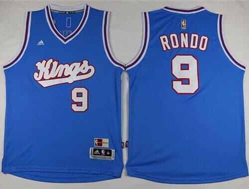 Sacramento Kings Customized Blue Stitched NBA Jersey