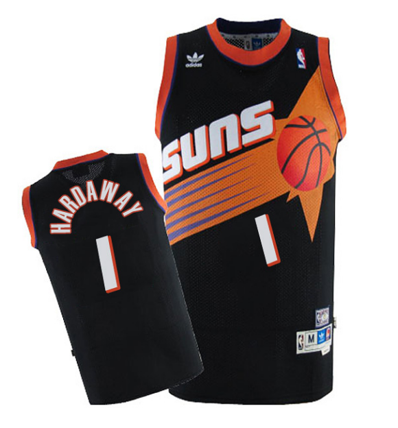 Men's Phoenix Suns #1 Penny Hardaway Black Stitched NBA Jersey