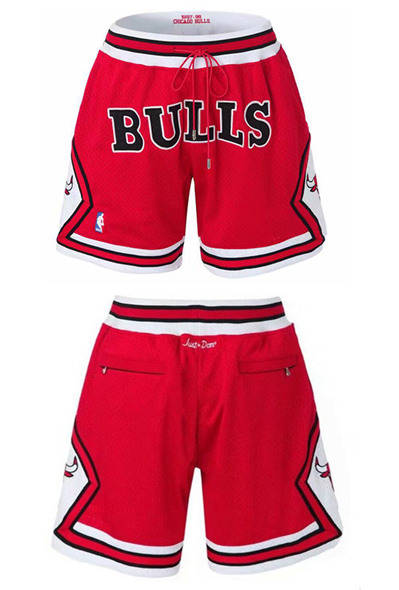 Chicago Bulls Red NBA Shorts( Run Small)
