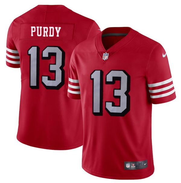 Men's San Francisco 49ers #13 Brock Purdy New Red Vapor Untouchable Limited Stitched Jersey
