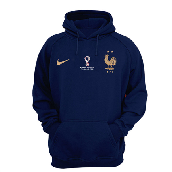 Men's France FIFA World Cup Soccer Navy Hoodie