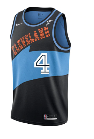 Men's Cleveland Cavaliers #4 Kevin Porter JR. Blue/Black Stitched NBA Jersey