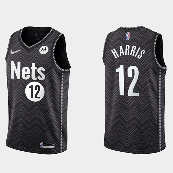 Men's Brooklyn Nets #12 Joe Harris Earned Edition Stitched NBA Jersey