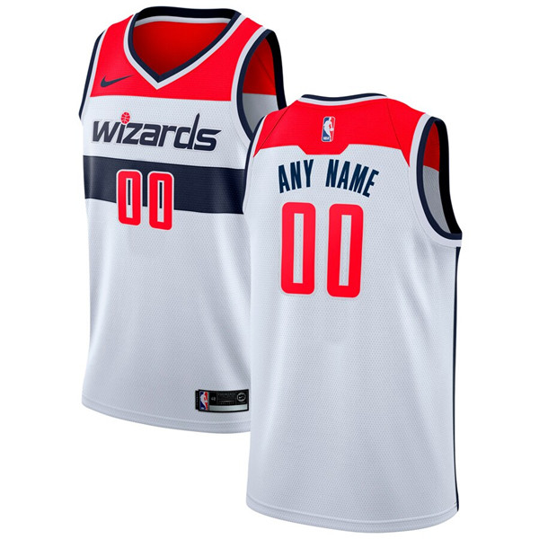 Men's Washington Wizards Active Player Custom Stitched NBA Jersey