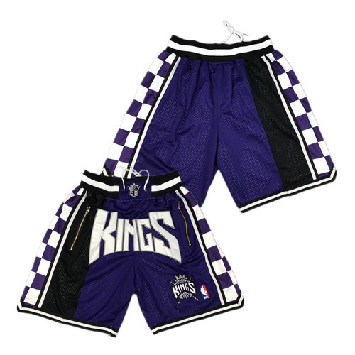 Men's Sacramento Kings Purple NBA Shorts (Run Smaller)
