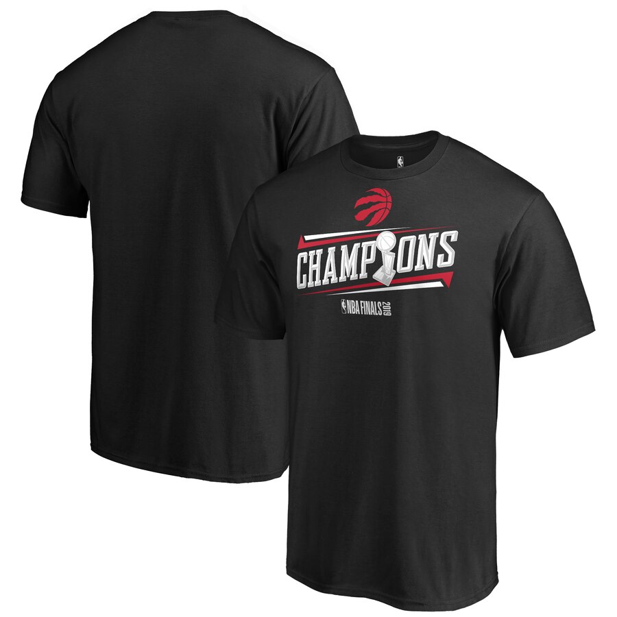 Men's Toronto Raptors Fanatics Branded Black 2019 NBA Finals Champions Ultimate Delivery T-Shirt