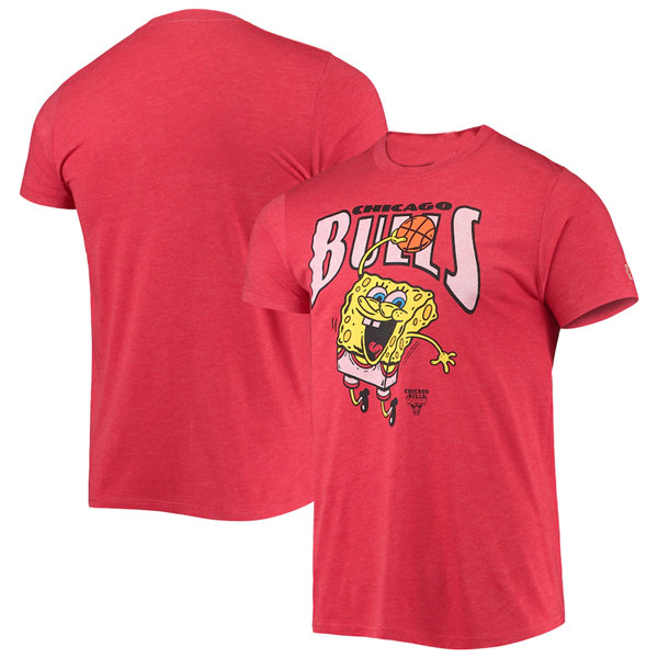Men's Chicago Bulls Red Basketball T-Shirt