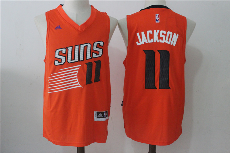 Men's Phoenix Suns #11 Josh Jackson Orange Stitched NBA Jersey