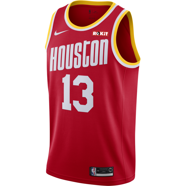 Men's Houston Rockets #13 James Harden Red Stitched NBA Jersey