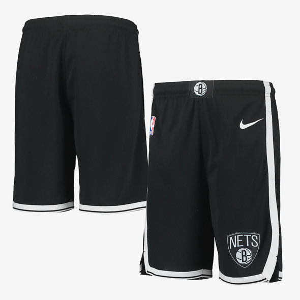 Men's Brooklyn Nets Black Shorts (Run Smaller)
