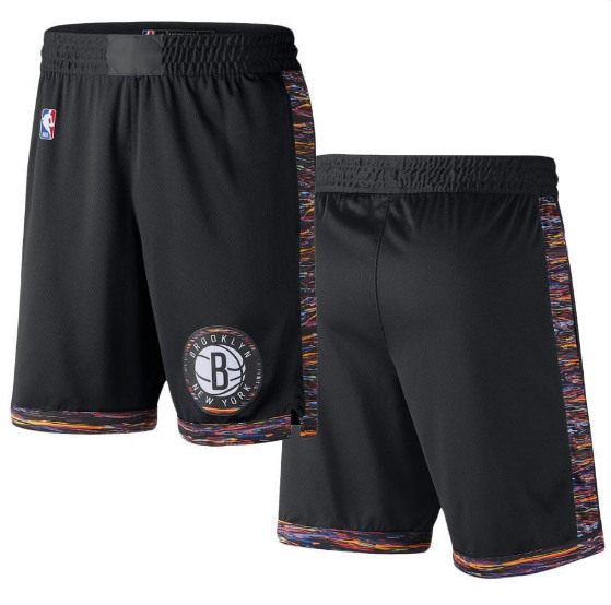 Men's Brooklyn Nets Black City Edition Shorts (Run Smaller)