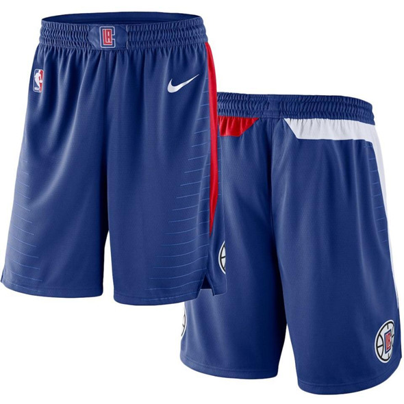 Men's Los Angeles Clippers Blue Shorts (Run Smaller)