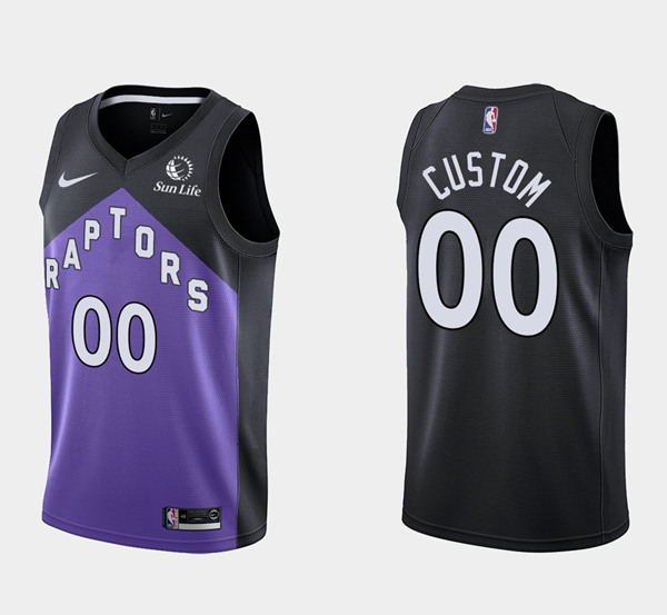 Men' Toronto Raptors ACTIVE CUSTOM Earned Edition Stitched NBA Jersey