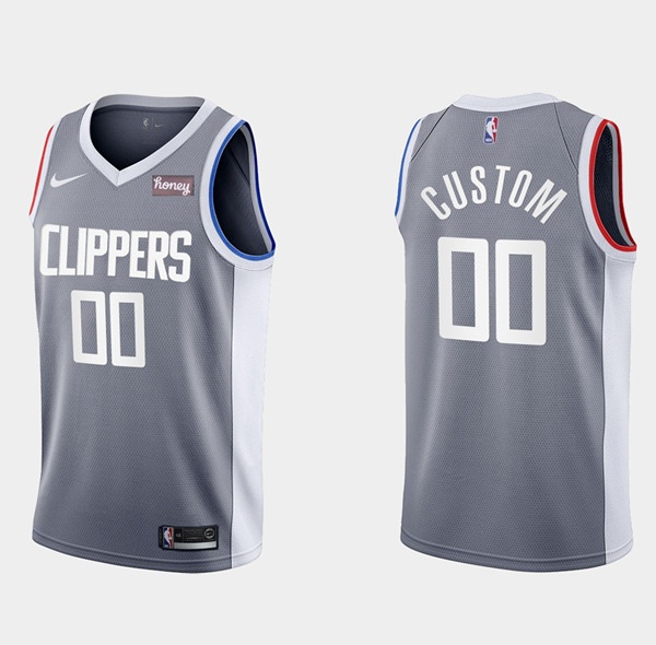 Men's Los Angeles Clippers ACTIVE CUSTOM Earned Edition Stitched NBA Jersey