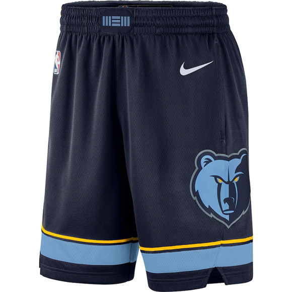 Men's Memphis Grizzlies Navy Shorts (Run Smaller)