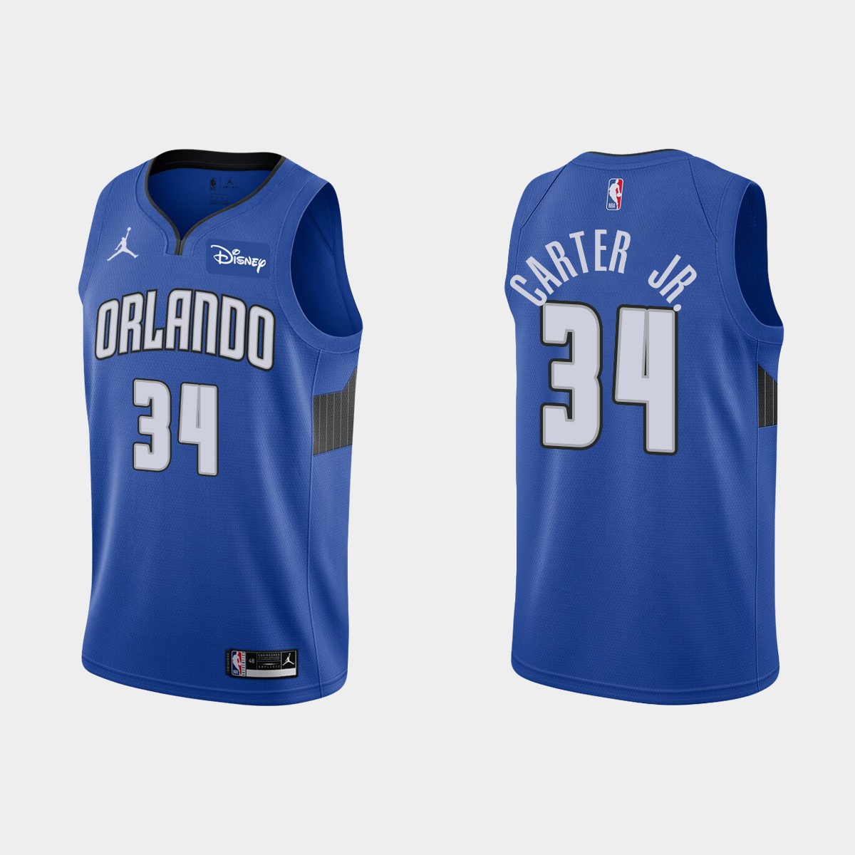 Men's Orlando Magic #34 Wendell Carter Jr. Blue Stitched NBA Jersey