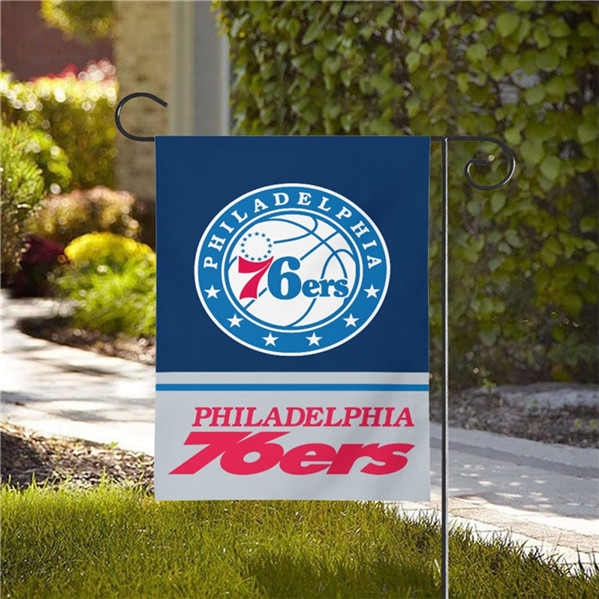 Philadelphia 76ers Double-Sided Garden Flag 001 (Pls check description for details)