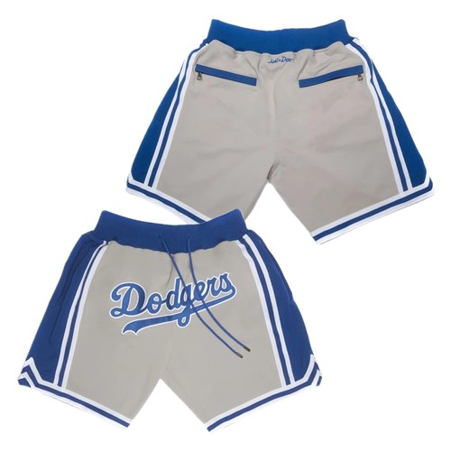 Men's Los Angeles Dodgers Gray Shorts (Run Small)