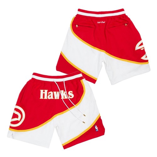 Men's Atlanta Hawks Red Shorts (Run Smaller)