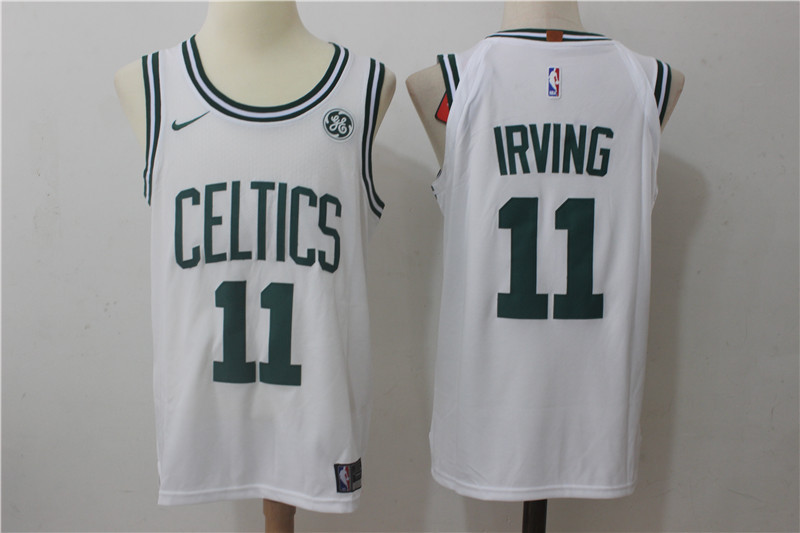 Men's Nike Boston Celtics #11 kyrie irving White Stitched NBA Jersey