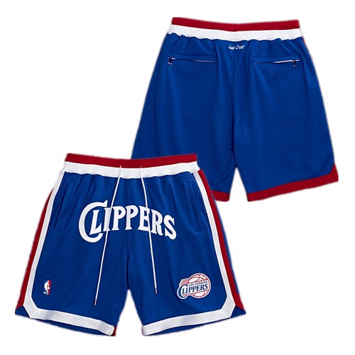 Men's Los Angeles Clippers Blue Just Don Shorts (Run Smaller)