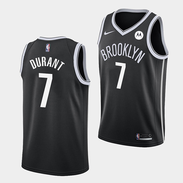 Men's Brooklyn Nets #7 Kevin Durant 2020 Black Stitched NBA Jersey