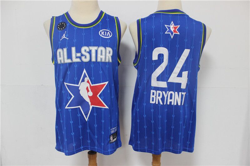 Men's Los Angeles Lakers #24 Kobe Bryant Blue 2020 All-Star Stitched NBA Jersey