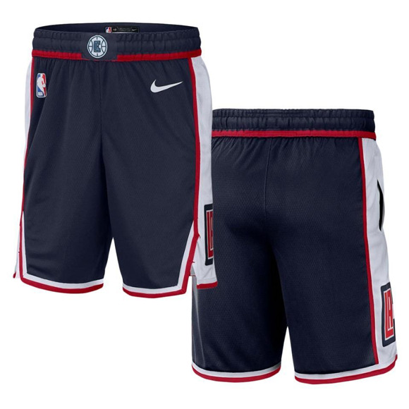 Men's Los Angeles Clippers Navy NBA Shorts (Run Smaller)