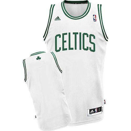 Revolution 30 Celtics Blank White Stitched NBA Jersey