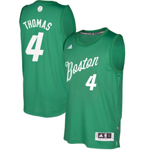 Celtics #4 Isaiah Thomas Green 2016-2017 Christmas Day Stitched NBA Jersey