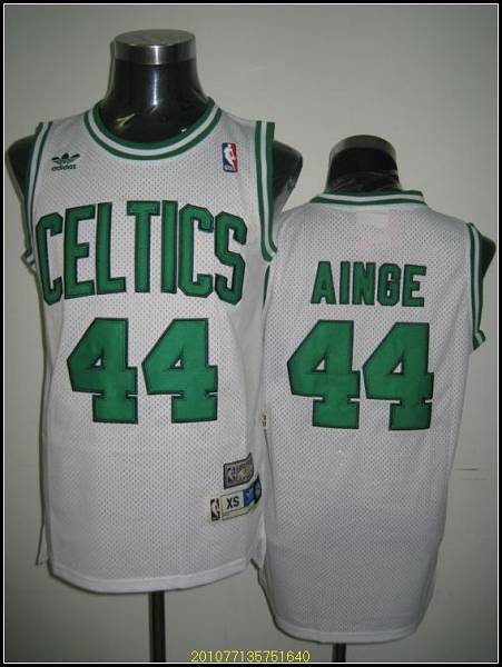 Celtics #44 Danny Ainge Stitched White Throwback NBA Jersey