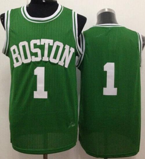 Celtics #1 Walter Brown Green Throwback Stitched NBA Jersey