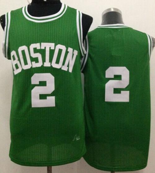 Celtics #2 Red Auerbach Green Throwback Stitched NBA Jersey