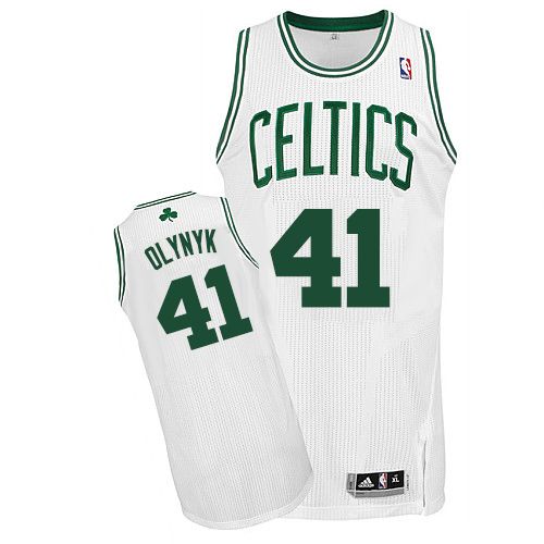 Revolution 30 Celtics #41 Kelly Olynyk White Stitched NBA Jersey