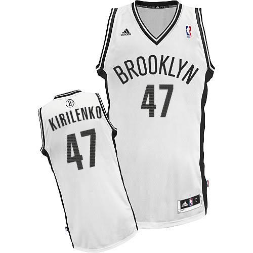 Revolution 30 Nets #47 Andrei Kirilenko White Home Stitched NBA Jersey