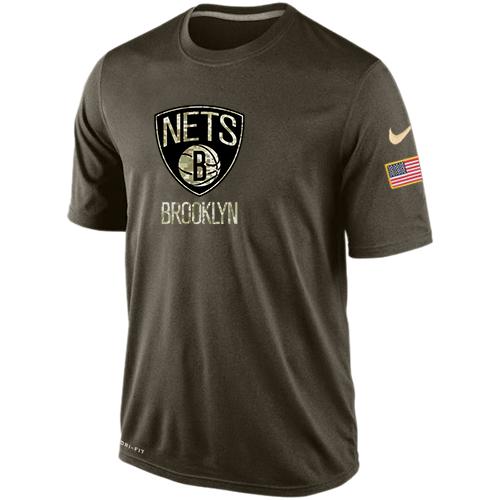 Men's Brooklyn Nets Salute To Service Nike Dri-FIT T-Shirt
